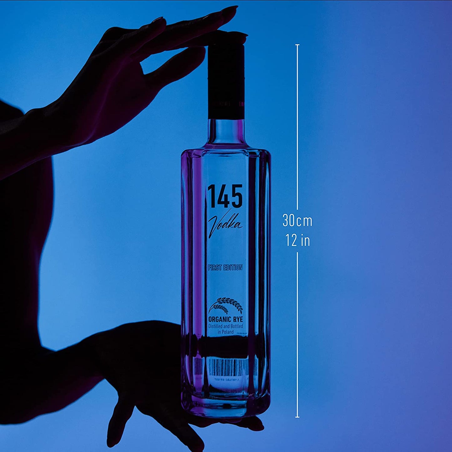 145 Vodka, 700ml Flasche, First Edition